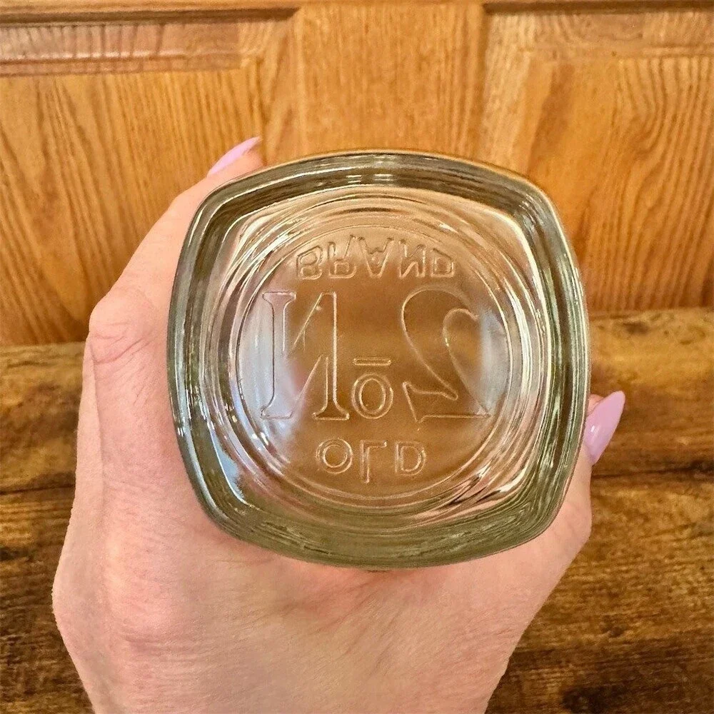 Jack Daniel's Old No. 7 Square Rocks Glass Tumbler Logo Print Embossed